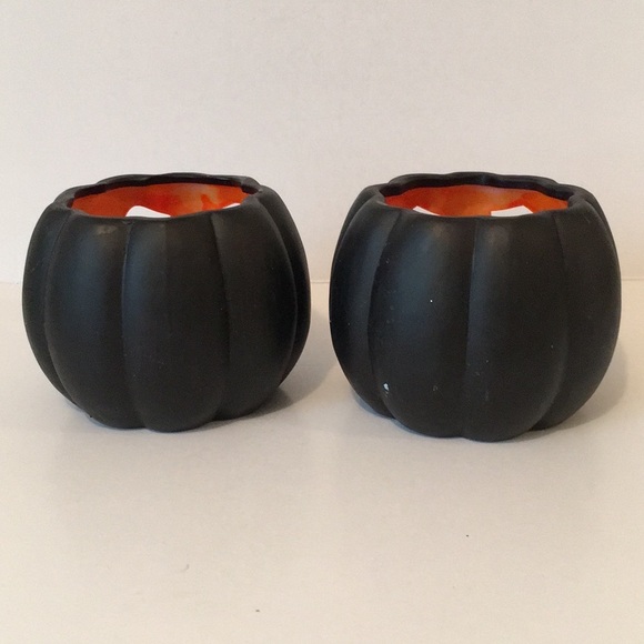 Decorative Pumpkin Ceramic Accent Set. 2 Pieces. NEW - Picture 3 of 7
